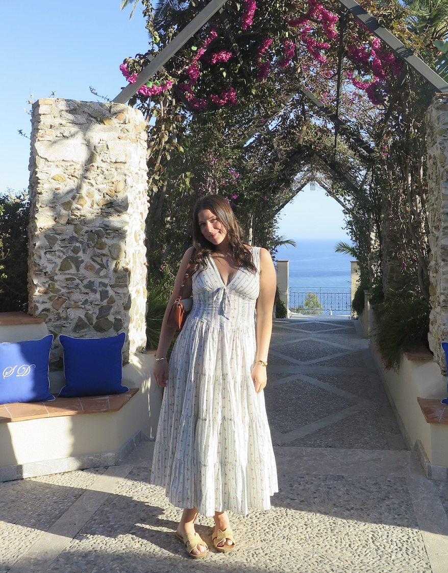 Jenna Kamin in Positano